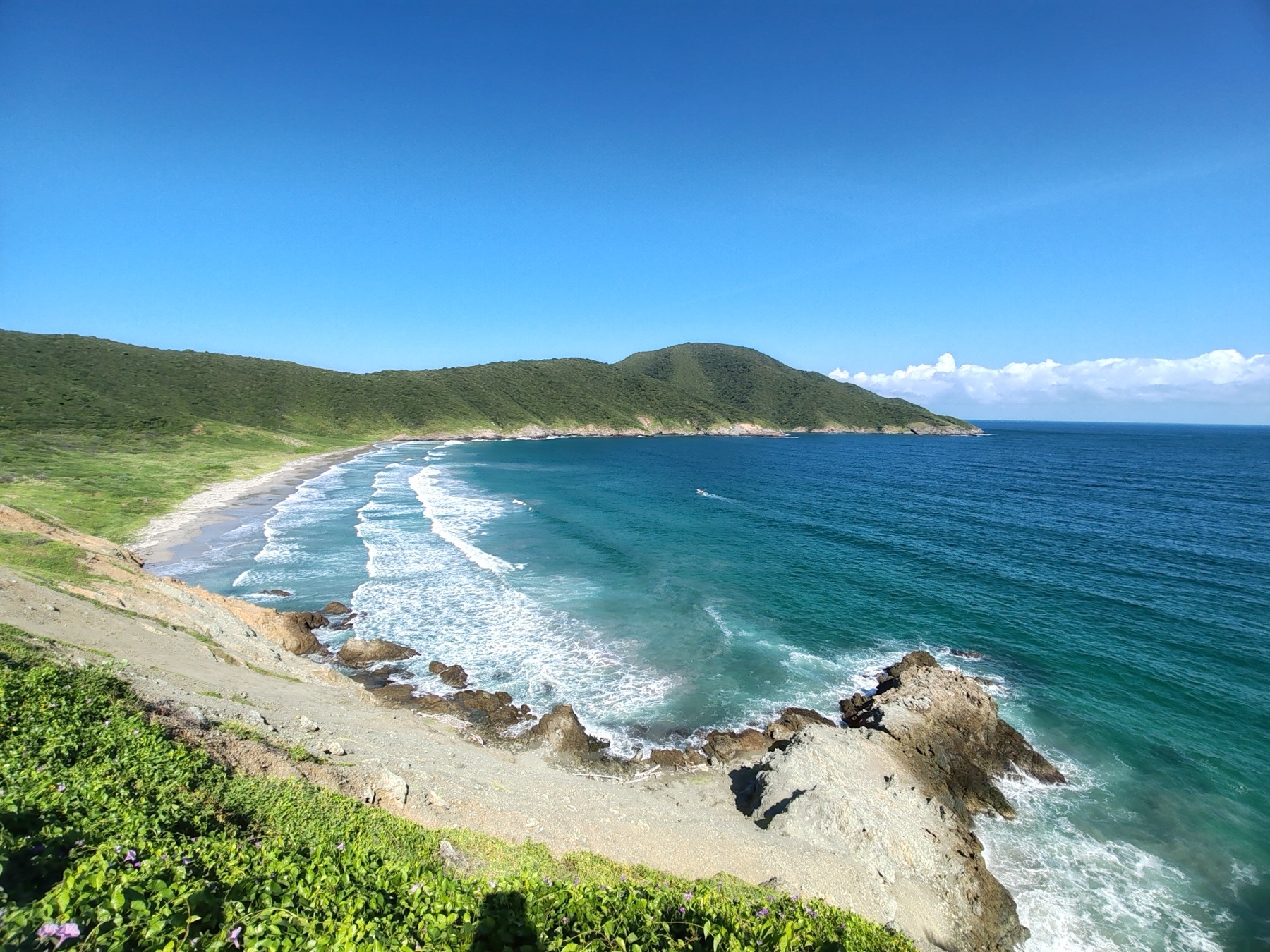 Playa del Parque Nacional Tayrona, en la costa de Santa Marta