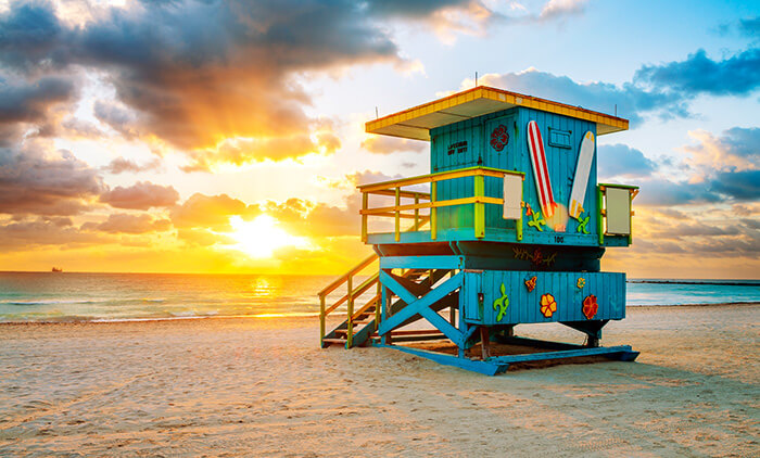Miami Beach Florida — destino turístico con visa americana B1/B2 desde Ecuador